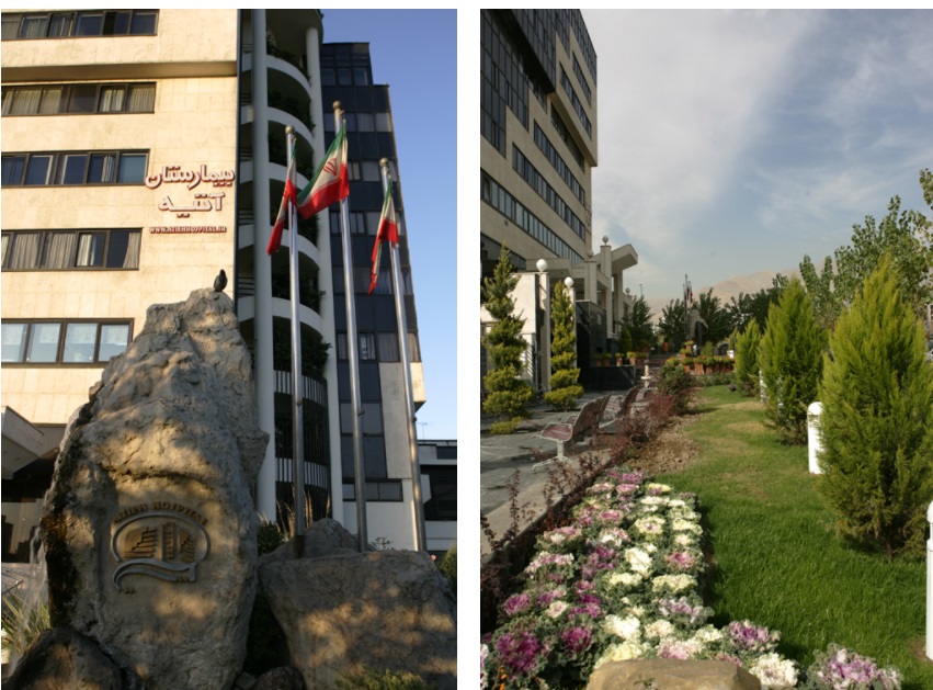 دانلود پاورپوینت نمونه موردی بیمارستان آتیه تهران