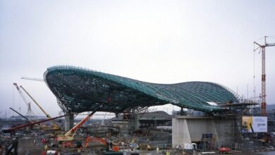 پاورپوینت تحلیل مرکز ورزشهای آبی لندن